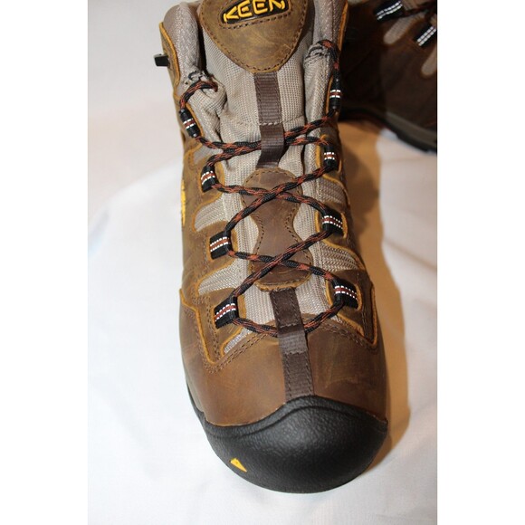Keen Utility Men's Detroit XT Mid Waterproof Safety Toe Work Boots Brown 14 EE - Picture 4 of 6